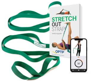 Stretch Out Strap OPTP Original, with Exercise Guide